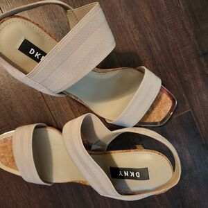 DKNY Women's Beige Sandals